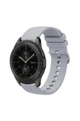 KRETON KRETON Samsung Galaxy Watch 42mm ile  Uyumlu Kordon Yumuşak Dokulu Soft Renk Tokalı Silikon Kayış thumbnail 5