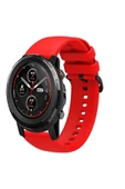 KRETON KRETON Amazfit 3 Stratos Uyumlu Kordon Yumuşak Dokulu Soft Renk Tokalı Silikon Kayış thumbnail 1