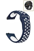 KRETON KRETON Huawei Watch Gt Runner Uyumlu Kordon Yumuşak Dokulu Delikli Desenli Silikon Kayış thumbnail 6