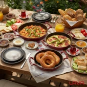 Lava Döküm Bordo 3’lü Sahan Seti (16-20-24 cm) – Şef Kalitesinde Lezzet ve Şıklık Bir Arada-Bordo thumbnail 7