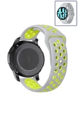 KRETON KRETON Samsung Galaxy Watch 6 40mm / 44mm Uyumlu Kordon Yumuşak Dokulu Delikli Desenli Silikon Kayış thumbnail 6