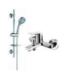 Creavit SH425 Aria 5 Fonksiyonlu Sürgülü El Duş Seti ve LN2500 Luna Banyo Armatürü Krom thumbnail 1