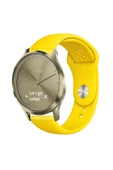 KRETON KRETON Garmin Vivomove Luxe , Style , Hr Ile Uyumlu Yumuşak Dokulu Silikon Kordon Kayış (20MM) thumbnail 2