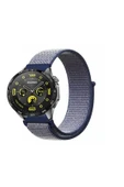 KRETON KRETON Huawei Watch Gt4 46mm Uyumlu Spor Kumaş Desenli Cırt Cırtlı Kordon Kayış thumbnail 3