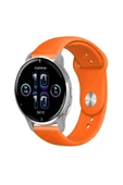 KRETON KRETON Garmin Venu2 Plus Ile Uyumlu Yumuşak Dokulu Silikon Kordon Kayış (20MM) thumbnail 11