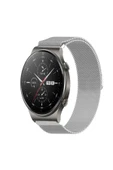 KRETON KRETON Huawei Watch Gt2 Pro Uyumlu Kordon Hasır Metal Örgü Tarz Mıknatıslı Milano Kayış thumbnail 1