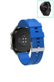 KRETON KRETON Amazfit Pace 2 Stratos Akıllı Saat Ile Uyumlu Kaliteli Tokalı Siyah Silikon Kordon Kayış thumbnail 7