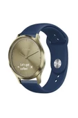 KRETON KRETON Garmin Vivomove Luxe , Style , Hr Ile Uyumlu Yumuşak Dokulu Silikon Kordon Kayış (20MM) thumbnail 5