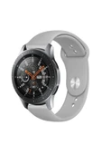 KRETON KRETON Samsung Galaxy Watch 46mm Uyumlu Koyu Yeşil Kordon Yumuşak Dokulu Silikon Kayış thumbnail 4