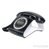 Multitek Retro Özel Tasarımlı Kablolu Siyah-Kırmızı-Gri-Turuncu-Beyaz Masa Üstü Telefon thumbnail 1