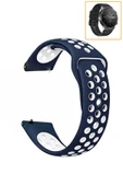KRETON KRETON Huawei Watch Gt2 Pro Uyumlu Kordon Yumuşak Dokulu Delikli Desenli Silikon Kayış thumbnail 3