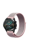 KRETON KRETON Huawei Watch Gt2 46mm Uyumlu Spor Kumaş Desenli Cırt Cırtlı Kordon Kayış thumbnail 9