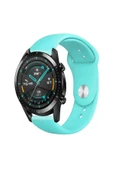 KRETON KRETON Huawei Watch Gt2 46mm Uyumlu AÇIK YEŞİL Kordon Yumuşak Dokulu Silikon Kayış thumbnail 5