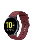KRETON KRETON Samsung Galaxy Watch Active 2 40mm/44mm  Uyumlu Kordon Yumuşak Dokulu Soft Renk Tokalı Silikon Kayış thumbnail 7
