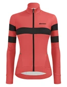 Santini Coral Bengal Kadın Termal Kışlık Bisiklet Forması 2W216175CORALBENG thumbnail 4