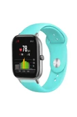 KRETON KRETON Amazfit GTS-GTS2-GTS2E-GTS3-GTS4-GTS4 Mini Uyumlu AÇIK YEŞİL Kordon Yumuşak Dokulu Silikon Kayış thumbnail 2