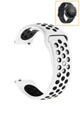 KRETON KRETON Huawei Watch Gt2 Pro Uyumlu Kordon Yumuşak Dokulu Delikli Desenli Silikon Kayış thumbnail 5
