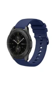KRETON KRETON Samsung Galaxy Watch 42mm ile  Uyumlu Kordon Yumuşak Dokulu Soft Renk Tokalı Silikon Kayış thumbnail 8