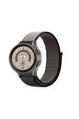 KRETON KRETON Samsung Galaxy Watch 5 Pro Uyumlu Spor Kumaş Desenli Cırt Cırtlı Kordon Kayış thumbnail 9