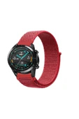 KRETON KRETON Huawei Watch Gt2 46mm Uyumlu Spor Kumaş Desenli Cırt Cırtlı Kordon Kayış thumbnail 4