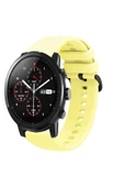 KRETON KRETON Amazfit Pace 2 Stratos Uyumlu Kordon Yumuşak Dokulu Soft Renk Tokalı Silikon Kayış thumbnail 4