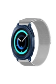 KRETON KRETON Samsung Gear Sport Uyumlu Kordon Hasır Metal Örgü Mıknatıslı Milano Kayış thumbnail 3