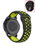KRETON KRETON Amazfit GTR 42mm Uyumlu Kordon Yumuşak Dokulu Delikli Desenli Silikon Kayış thumbnail 4
