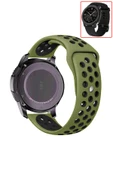 KRETON KRETON Amazfit GTR 42mm Uyumlu Kordon Yumuşak Dokulu Delikli Desenli Silikon Kayış thumbnail 2