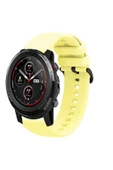 KRETON KRETON Amazfit 3 Stratos Uyumlu Kordon Yumuşak Dokulu Soft Renk Tokalı Silikon Kayış thumbnail 2