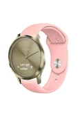 KRETON KRETON Garmin Vivomove Luxe , Style , Hr Ile Uyumlu Yumuşak Dokulu Silikon Kordon Kayış (20MM) thumbnail 3
