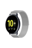 KRETON KRETON Samsung Galaxy Watch Active 2 40mm/44mm Uyumlu Kordon Hasır Metal Örgü Mıknatıslı Milano Kayış thumbnail 1