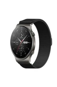 KRETON KRETON Huawei Watch Gt2 Pro Uyumlu Kordon Hasır Metal Örgü Tarz Mıknatıslı Milano Kayış thumbnail 3