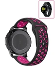 KRETON KRETON Samsung Galaxy Watch Active 2 40mm/44mm Uyumlu Kordon Yumuşak Dokulu Delikli Desenli Silikon Kayış thumbnail 5