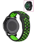 KRETON KRETON Samsung Galaxy Watch 6 Classic 43mm/47mm Uyumlu Kordon Yumuşak Dokulu Delikli Desenli Silikon Kayış thumbnail 3