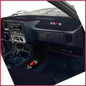 Tofaş Şahin Doğan Kartal Yüksek Torpido Halısı & Vites Konsol Yan Halı & Torpido Alt Sehpa Örtüsü thumbnail 3