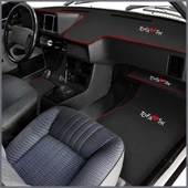 Tofaş Şahin Doğan Kartal Nakışlı Oto Halı Paspas Seti & Alçak Torpido Kaplama Halısı & Sehpa Örtüsü thumbnail 2