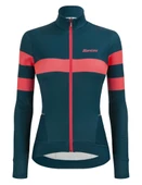 Santini Coral Bengal Kadın Termal Kışlık Bisiklet Forması 2W216175CORALBENG thumbnail 10