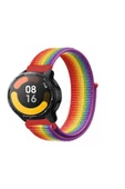 KRETON KRETON Xiaomi Watch Color /  Color 2 Uyumlu Spor Kumaş Desenli Cırt Cırtlı Kordon Kayış thumbnail 5