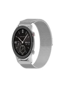KRETON KRETON Amazfit GTR 42mm Uyumlu Kordon Hasır Metal Örgü Mıknatıslı Milano Kayış thumbnail 1