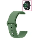 KRETON KRETON Samsung Galaxy Watch 6 Classic 43mm / 47mm Uyumlu Kordon Yumuşak Dokulu Silikon Kayış thumbnail 1
