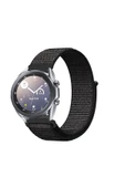 KRETON KRETON Samsung Galaxy Watch 3 41mm Uyumlu Spor Kumaş Desenli Cırt Cırtlı Kordon Kayış thumbnail 10