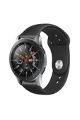 KRETON KRETON Samsung Galaxy Watch 46mm Uyumlu Koyu Yeşil Kordon Yumuşak Dokulu Silikon Kayış thumbnail 9