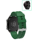 KRETON KRETON Amazfit Pace 2 Stratos Akıllı Saat Ile Uyumlu Kaliteli Tokalı Siyah Silikon Kordon Kayış thumbnail 1