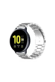 KRETON KRETON Samsung Galaxy Watch Active2 40mm/44mm Uyumlu SİYAH Kordon Baklava Model Paslanmaz Çelik Metal Kayış thumbnail 7
