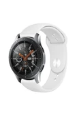 KRETON KRETON Samsung Galaxy Watch 46mm Uyumlu Koyu Yeşil Kordon Yumuşak Dokulu Silikon Kayış thumbnail 6