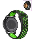 KRETON KRETON Samsung Galaxy Watch 4 40mm/44mm Uyumlu Kordon Yumuşak Dokulu Style Delikli Desenli Silikon Kayış thumbnail 8
