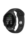 KRETON KRETON Garmin Forerunner 245 / 245 Music Ile Uyumlu Yumuşak Dokulu Silikon Kordon Kayış (20MM) thumbnail 6