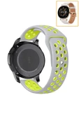 KRETON KRETON Huawei Watch Gt3 42mm Uyumlu Kordon Yumuşak Dokulu Delikli Desenli Silikon Kayış thumbnail 1
