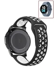 KRETON KRETON Samsung Galaxy Watch 5 40mm/44mm Uyumlu Kordon Yumuşak Dokulu Delikli Desenli Silikon Kayış thumbnail 7