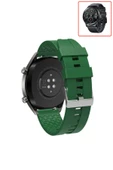 KRETON KRETON Honor Magic Watch 2 46mm Akıllı Saat Ile Uyumlu Kaliteli Tokalı Siyah Silikon Kordon Kayış thumbnail 6